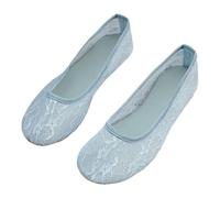 Roll Up Shoes Size 5 Silver Flat Comfortable Breathable Lace Daily Walking Shoes Ladies Leopard Print Shoes Size 8 (Blue, 4.5)