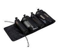Roll Up Toiletry Bag: Makeup Organizer 53x22x5cm | Hanging Toiletry Bag | Convenient Travel Makeup Organizer | Flexible Packaging Organizers For Women, T Case, Black, Please refer to the description