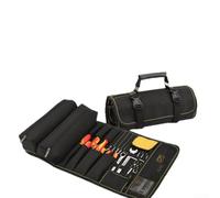 Roll-Up Tool Bag For Wrenches, Pocket Canvas Storage Organizer, Portable Tool Roll Organizer Bag For Electricians Plumbers Car Repair(42)