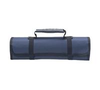 Roll Up Tool Roll Pouch Bag with 22 Pockets, Waterproof Canvas Wrench Roll Organizer Bag for Craftwork Electrician(Black)