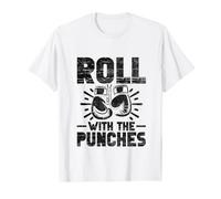 Roll With The Punches Boxing Match Boxer Fighter T-Shirt