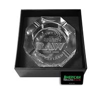 Roll With Us Depot Crystal Ashtray, Classic, Clear, 3.5 pounds, Lead-Free