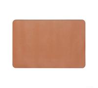 Rollable Camping Table Mat PU Leather Waterproof(Medium brown)