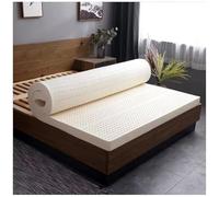 Rollable Floor Mattress Frame Bedding Sleeping Pad Base Breathable Bed Plate for Bedroom Folding，100% Natural Latex Mattress - Breathable & Durable Comfort, 7.5cm Thick, 80x190cm (31.5x75in)