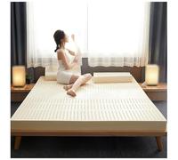 Rollable Floor Mattress Frame Bedding Sleeping Pad Base Breathable Bed Plate for Bedroom Folding，Premium Natural Latex Mattress Topper, Full Size 10cm (67x75in), Medium Firmness, Durable & C