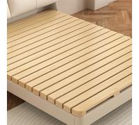 Rollable Floor Mattress Frame Bedding Sleeping Pad Base Breathable Bed Plate for Bedroom Folding，Roll Up Bed Slats - Foldable Wooden Bunkie Board for Twin Full Queen King & Double Sizes Mini