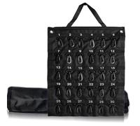 Rollable Key Case Portable Roll-Up Key Organizer with 30 Key Positions for Car Sales Real Estate Hotel Management