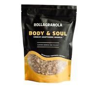 Rollagranola - Body & Soul Summer Berries & Walnut Oat Granola 350g Pack. Gluten Free & Suitable For A Vegan Diet. Crunchy Adaptogenic Granola. Nutritiously Nootropic Naturally.