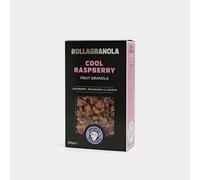 Rollagranola - Cool Raspberry - Fruit Granola, 300g Pack - Fresh Raspberries & Macadamia Nuts. Crunchy Clusters, Vegan, Gluten & Cereal Free With No Added Sugar. Handcrafted In The UK (300g)