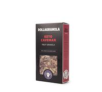 Rollagranola - Keto Caveman, Fruit Granola, 300g Box - Keto Granola, High Protein, Low Carb, Vegan, Gluten Free & Cereal Free With No Added Sugar. Handcrafted in The UK (300g)