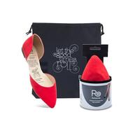 Rollasole D’Orsay Flats - Vixen - Red - Folding Flat Shoes for Women - Stylish Foldable Slip on Ballet Flats (UK Footwear Size System, Adult, Women, Numeric Range, Medium, 3, 4)