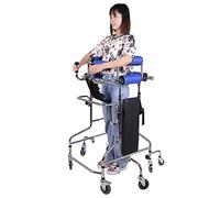 Rollator Indoor Strolley Trolley Walking Aid Six Rounds/Eight Rounds, Anti Recline, Anti-Rollover, Adult Seniors Standing Frame, Adjustable Height, Aid The Disabled