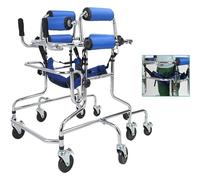 Rollator Mobility Aids Walking Aid Men,3.9~4.9ft Seniors, 6/8 Wheel Adult Children Cerebral Palsy Stroke Standing Frame Walking Aid The Disabled