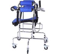 Rollator, Stand-up Tall Walkers with Armrest, Children's Rehabilitation Exercise Stand Disabled Wheel Walker for Child