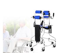 Rollator Standing Aid for Elderly Adults Stroke Hemiplegia Rehabilitation - Adjustable Height Frame for Adult Elderly, Adult for The Lower Limb Training,Female