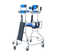Rollator Standing Aid for Elderly Adults Stroke Hemiplegia Rehabilitation Adjustable Height Frame for Adult - Enhances Training for Lower Limb Walking Assists with Stroke Recovery,Male + Fem