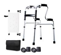 Rollator Walker Aluminum Alloy with Seat and Wheels - Portable Ultra Lightweight Rolling Walker for Seniors,2#