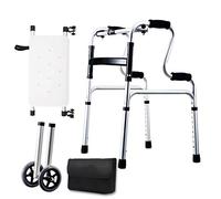 Rollator Walker Aluminum Alloy with Seat and Wheels - Portable Ultra Lightweight Rolling Walker for Seniors,3#