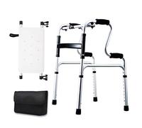 Rollator Walker Aluminum Alloy with Seat and Wheels - Portable Ultra Lightweight Rolling Walker for Seniors Interesting (1#)