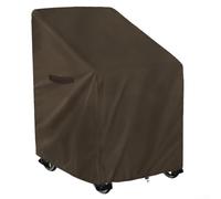 Rollator Walker Cover for Seniors Waterproof Protection Compatible with Standard Folding Models 66cm 72cm 90cm Sizes Tear Resistant Fabric (420D-Coffee)