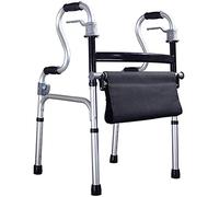 Rollator Walker Foldable Walker with Seat,Lightweight Frame with Comfort Grip - Ideal for Elderly & Handicap Sharing