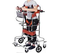 Rollator Walker for Seniors,Stand Straight Walker with Arm Support Upright Walkers for Seniors with Seat and Armrest for Elderly People with Limited Mobility Male Female