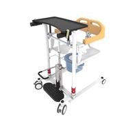 Rollator Walker Multifunctional Hydraulic Shifter for Bedridden Elderly Patients with Paralysis Folding Indoor Rollator