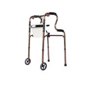 rollator Walker Wheels Rollator Walkers for Seniors, Walking Aid with Adjustable Seat and Arms, Aluminum Foldable Medical Walker Walkers for Seniors