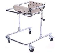 Rollator Walker with Wheels and Seat for Disabled - Foldable Hemi Walker Rehabilitation Equipment for Training and Walking Aid