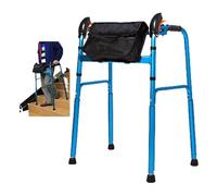 Rollator Walkers Lightweight Folding Walkers for Seniors Height Adjustable Portable Stair Climbing Walker Without Wheels