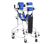 Rollator Walking Frame for Seniors - Portable Adjustable Height Aid for Adults with Hemiplegia - Rehabilitation Standing Frame