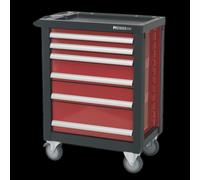 Rollcab 6 Drawer with Ball-Bearing Slides