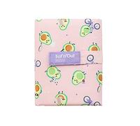 Roll'eat ® - Mr. Wonderful |Waterproof Thermal Bag Convertible into a Tablecloth, Reusable and Eco-Friendly without BPA with Zipper, for School, and Travel, Avocado Color - Eat'n'out Mini Mr Wonderful