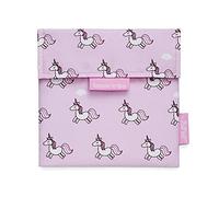 Roll'eat ® - Snack'n'Go Animals | Kids Snack Bag, BPA Free Eco-Friendly Reusable Sandwich Packaging, Unicorns