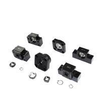 Rolled Ball Screw End Support BK BF EK EF FK FF 10 12 15 20 25 30 Ballscrew SFU1605 1610 2005 2505(C5 Angular contact,1set FKFF10)