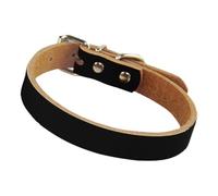 Rolled Dog Leather Collar - Adjustable Metal Buckle, Soft Pet Neck Strap | Handmade Collars For Small Medium Dogs Training Outdoor Accessories On Foot,