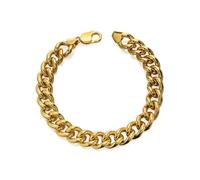 Rolled Gold Chunky Curb Bracelet - Approx. 8.5in - G8748