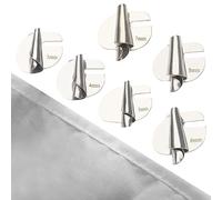 Rolled Hem Foot Rolled Hem Sewing Machine Foot 6PCS Wide Rolled Hem Presser Foot 0.1-3.1 in 6 Sizes Hemming Tool Stainless Steel Sewing Rolled Hemmer Foot for Home Industrial Sewing Machine
