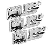 Rolled Hem Presser Foot, Presser Foot For Sewing Machine 3Pcs Hemming Sewing Set Proof Set For Babylock White New Home