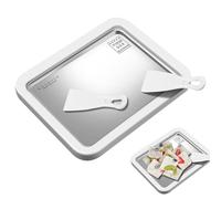 Rolled Ice Cream Maker - Ice Cream Roll Machine, Ice Cream Cold Plate | Non-Stick Rapid Cooling Fried Ice Tray, Stainless Steel Instant Ice Cream Roll Maker Machine for Rolled Ice Cream Frozens Yogurt