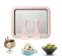 Rolled Ice Cream Maker Kit,2025 New Froroll Cream,Instant Ice Creams Roller Making Machine,At-Home Rolled IceCreams Tray with 2 Scrapers,DIY Homemade Rolleds IceCreams Machine,10.24 x 8.27In