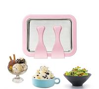 Rolled Ice Cream Maker Kit,2025 New Froroll Cream,Instant Ice Creams Roller Making Machine,At-Home Rolled IceCreams Tray with 2 Scrapers,DIY Homemade Rolleds IceCreams Machine,8.86 x 6.89In