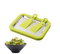 Rolled Ice Cream Tray- Rolled Ice Cream Maker | Portable Kitchen Gadgets | Rolling Freeze Yogurt Maker Tray Cold Plate For Party Gatherings Picnic Camping Yogurt Sorbet Home Kitchen Family Kids