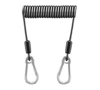 Rolled Lanyard for Loss - Rolled Lanyard for the 150 cm Stainless Steel | for Loss Prevention Telescopic Hook for Mountaineering, Hiking