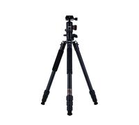 Rollei C5I MAKRO PRO I Carbon Tripod I Black I 3D Ball Head I Monopod I Smartphone Holder I Quick Release Plate I 90° Rotating Centre Column