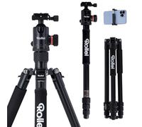 Rollei C6i - Camera tripod with tripod head and bag - aluminum - Arca Swiss compatible, black