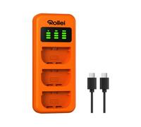 Rollei Charger LP-E6 3-Way Quick Charge with USB-C Connection