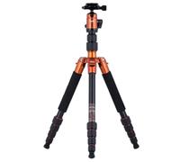 Rollei Compact Traveler No.1 Aluminum Tripod Travel Tripod V2 - Orange