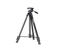 Rollei Compact Traveler Star S2 (formerly DIGI 9300) - Compact Tripod - Height 150 cm - Max. Load 3k - with Ball Head - Aluminium - Black