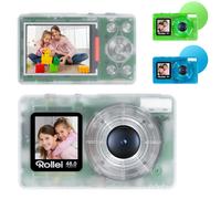 Rollei Compactline Pocket Transparent Digital Camera 48MP 4K with Dual Screen Digital Zoom 18X Compact Camera, Camera, Digital Camera, Camera
